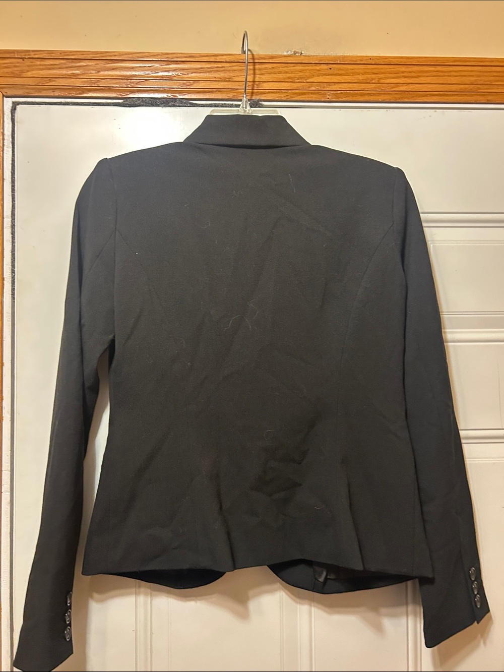 212 Collection Black Fitted Two-Button Blazer 2 - Picture 3 of 3